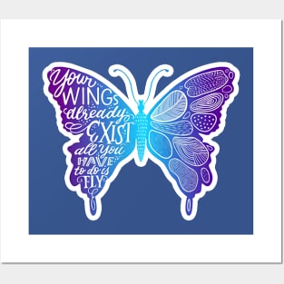 your wings already exist all you have to do is fly 3 Posters and Art